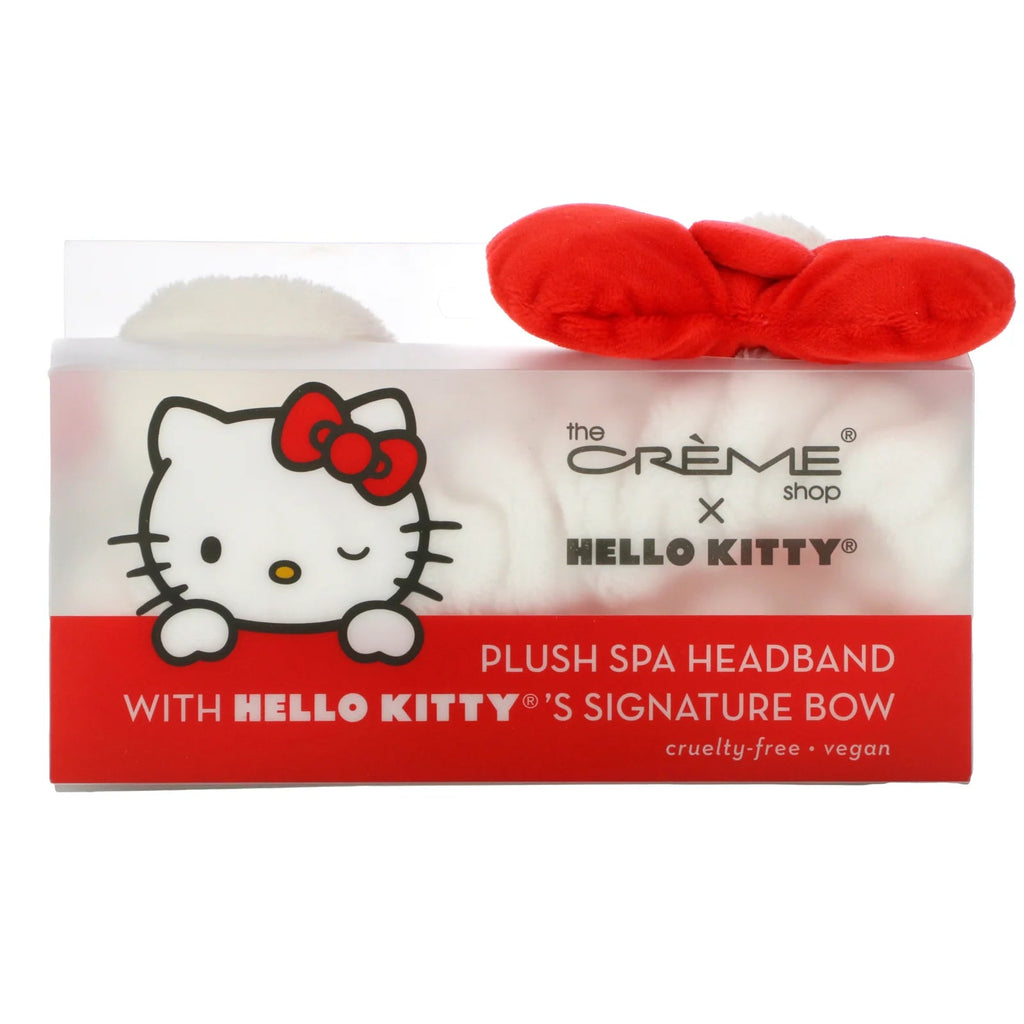CREME - Plush Spa Headband with Hello Kitty's Signature Bow