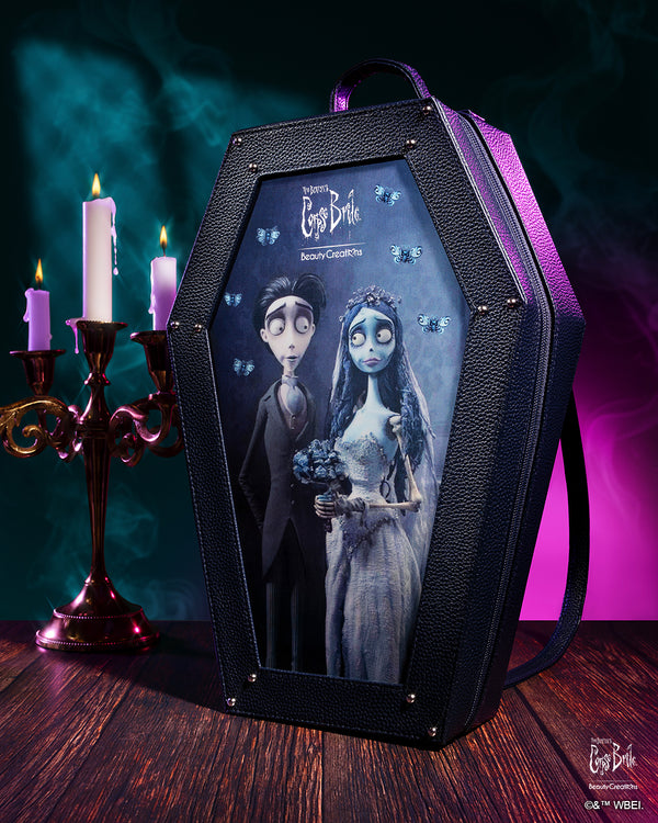 Tim Burton's Corpse Bride x Beauty Creations Coffin Bag