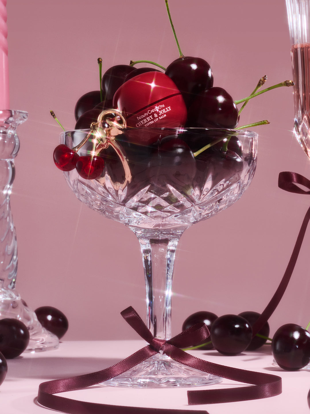 Xmas 2026 Cherry & Jolly Keychain Tinted Lip Balm