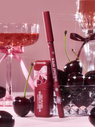 Xmas 2026 Midnight Kiss Liquid Gel Tint & Wooden Lip Pencil Duo
