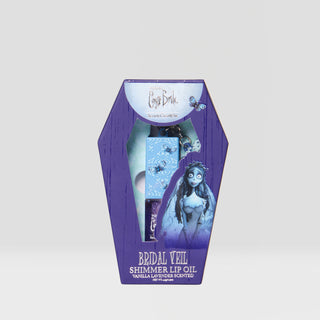 Tim Burton's Corpse Bride x Beauty Creations Bridal Veil Shimmer Lip Oil
