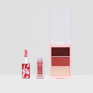 Xmas 2026 Dashin’ Darling Blush, Highlight Trio & Tinted Luxe Lip Oil Set