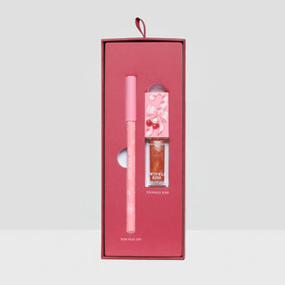Xmas 2026 Merry Kiss-Mas! Tinted Luxe Lip Oil & Wooden Lip Pencil Duo