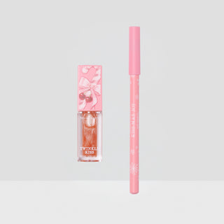 Xmas 2026 Merry Kiss-Mas! Tinted Luxe Lip Oil & Wooden Lip Pencil Duo