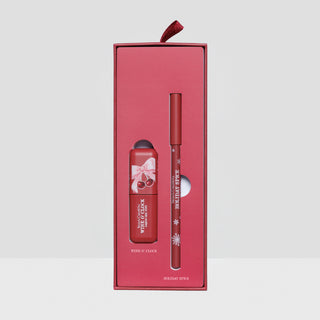 Xmas 2026 Midnight Kiss Liquid Gel Tint & Wooden Lip Pencil Duo