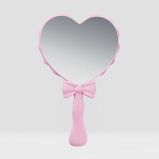Pink Bowl Handheld Mirror