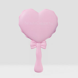 Pink Bowl Handheld Mirror