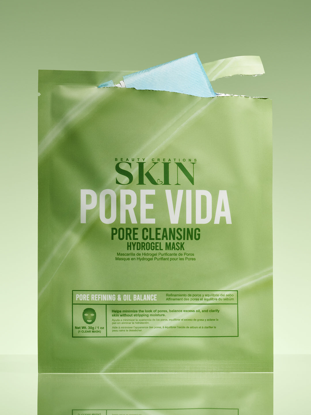 Pore Vida Pore Cleansing Hydrogel Sheet Mask 5 pc pack