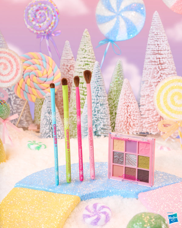 Candy Land x Beauty Creations Sugar High Shadow Palette & 4-Piece Brush Set