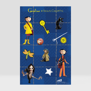 Beauty Creations x Coraline Sticker Sheet