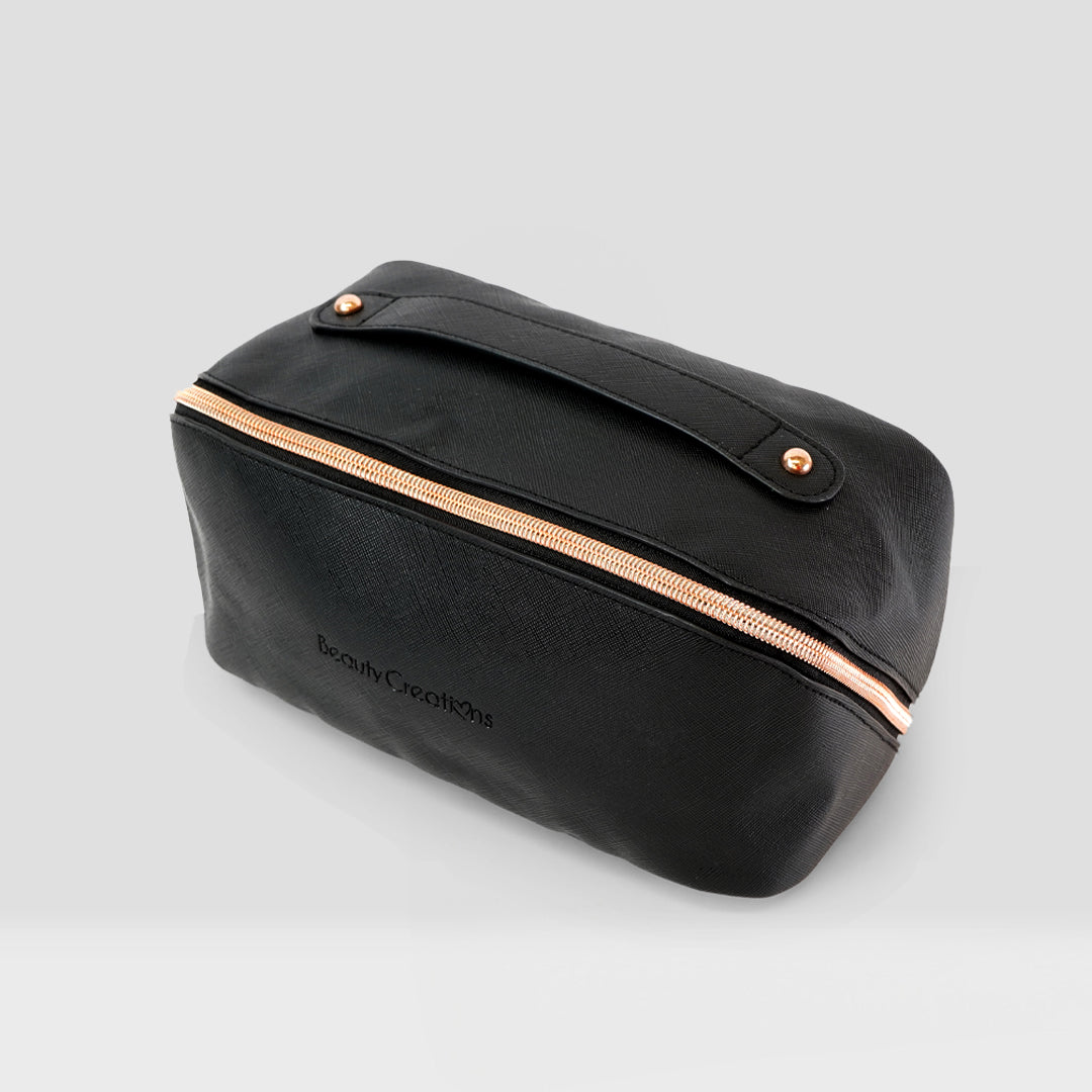 Beauty Creations Black Cosmetic Travel Bag Each