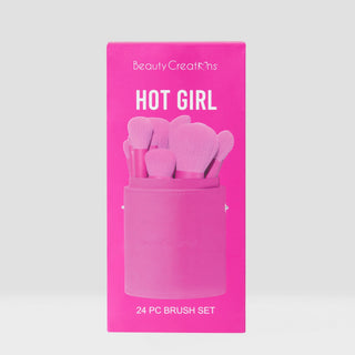 Hot Girl 24 PC Brush Set - Beauty Creations