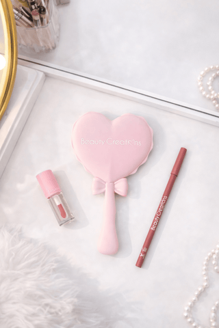 Pink Bow Handheld Mirror - Beauty Creations