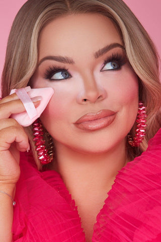 Pink Cloud Setting Powder + Puff Set Talc Free - BEAUTY CREATIONS