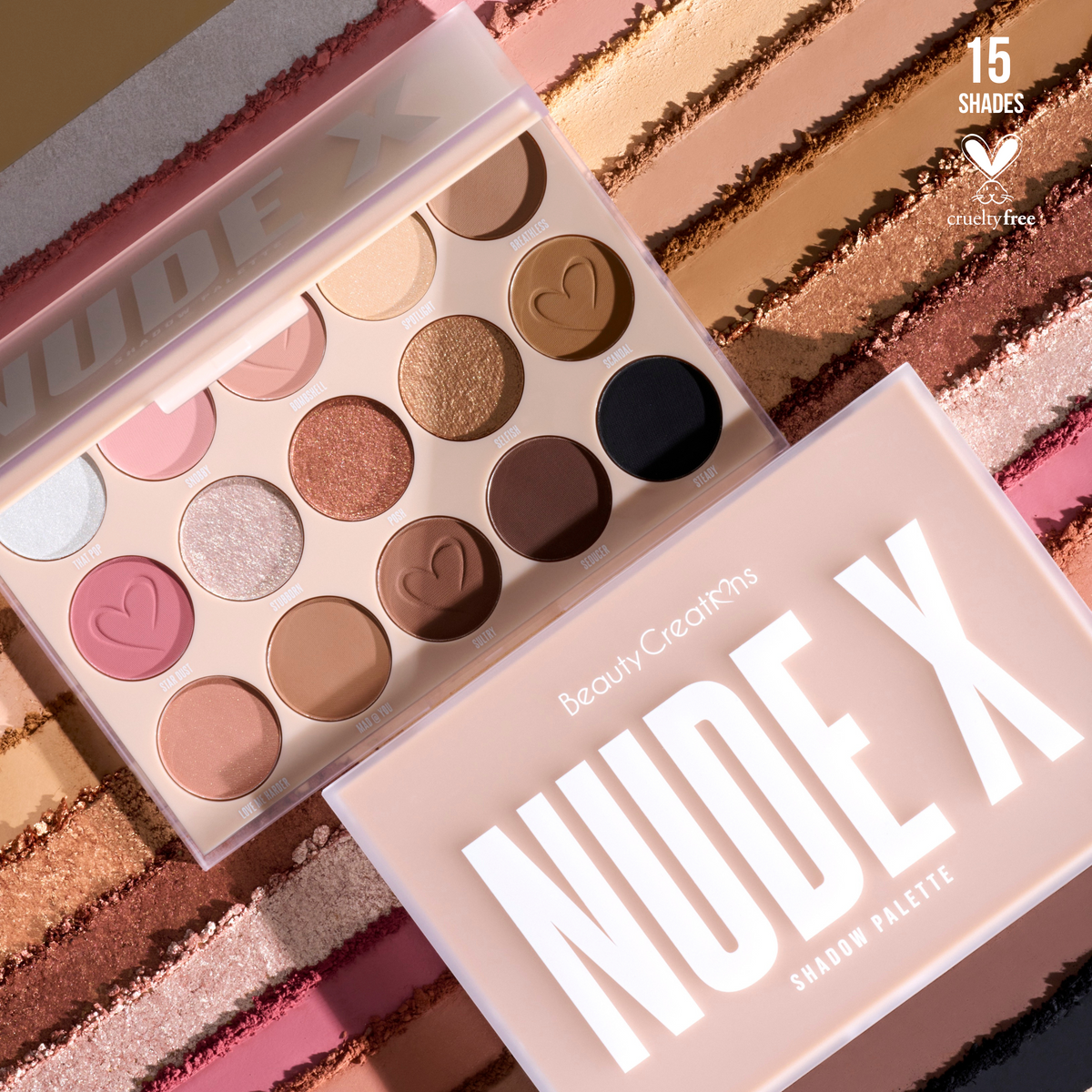 Nude X Shadow Palette | BEAUTY CREATIONS