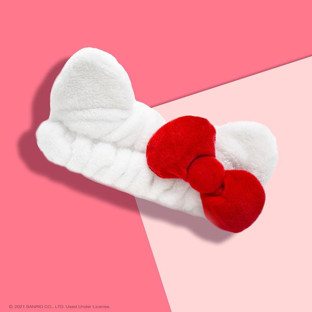 CREME - Plush Spa Headband with Hello Kitty's Signature Bow - BEAUTY CREATIONS