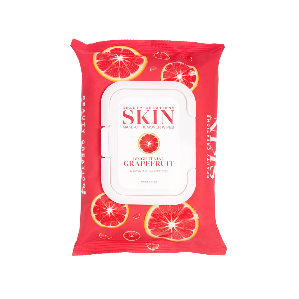 Grapefruit Brightening Makeup Remover Wipes - BEAUTY CREATIONS