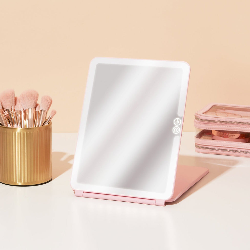 On the go LED Mirror (Pink) - BEAUTY CREATIONS