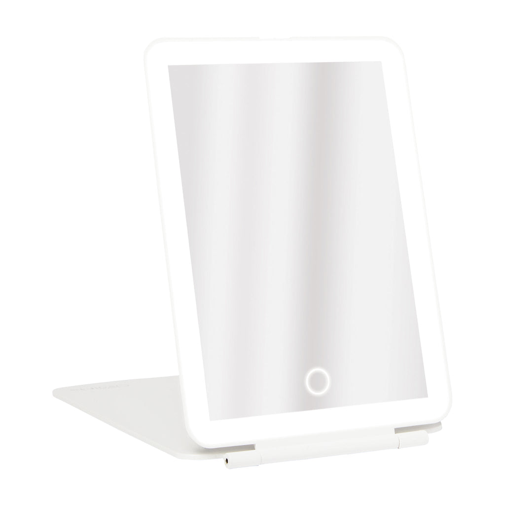 On the Go Mini LED Mirror (White) - BEAUTY CREATIONS