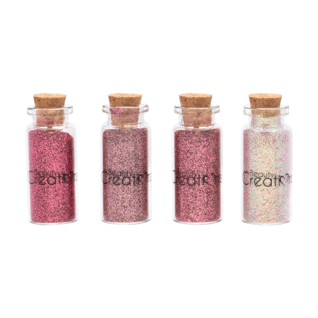 Pink Ladies Glitter Set w/ (#4, 3, 14, 1 & Glitter Primer) - BEAUTY CREATIONS
