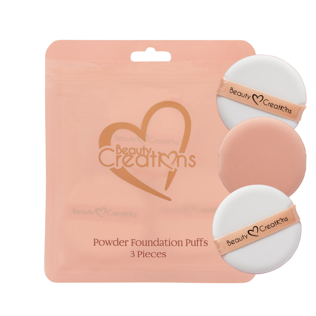 Powder Foundation Puffs (3 Pieces) - BEAUTY CREATIONS