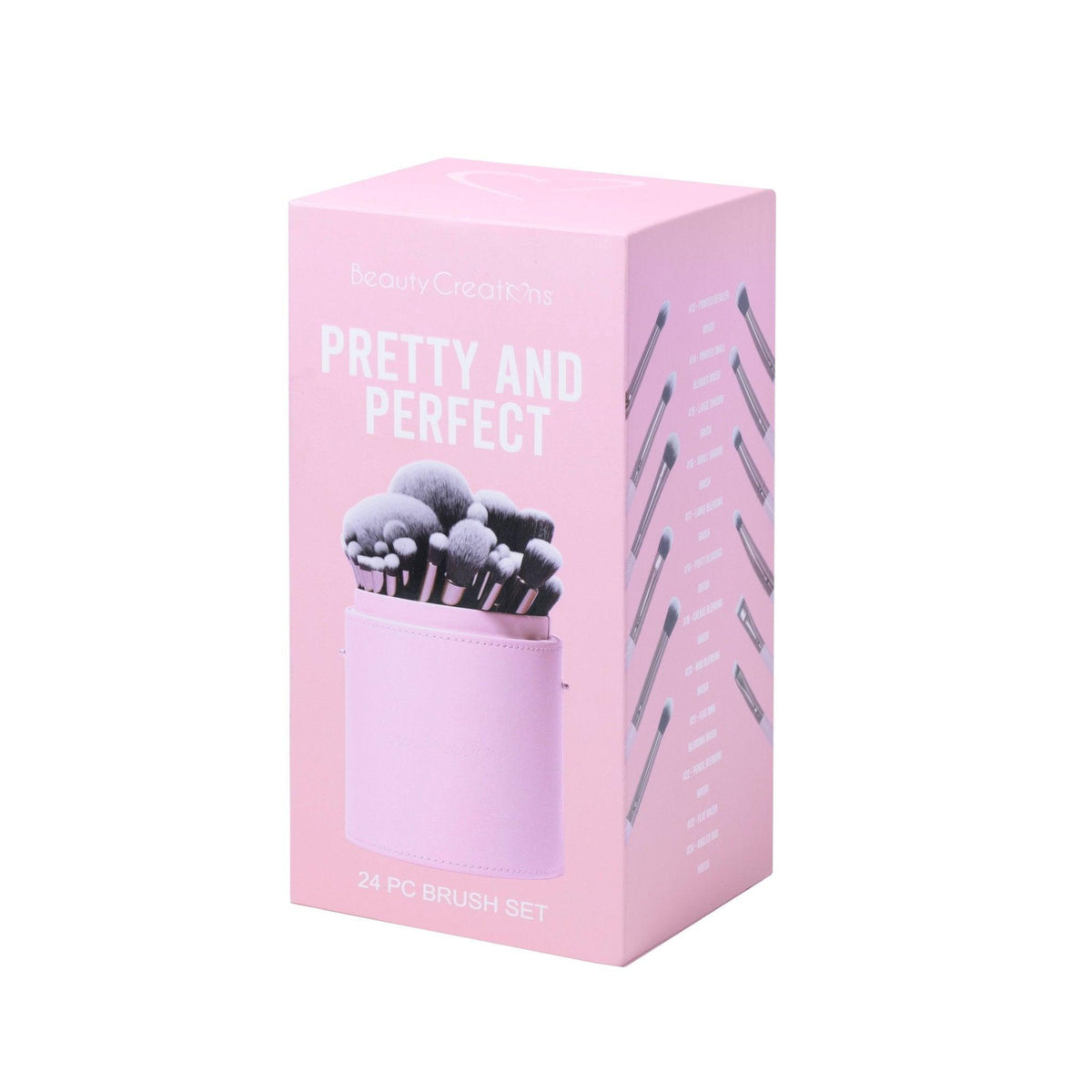 Pretty and Perfect 24 PC Brush Set - BEAUTY CREATIONS – Beauty Creations
