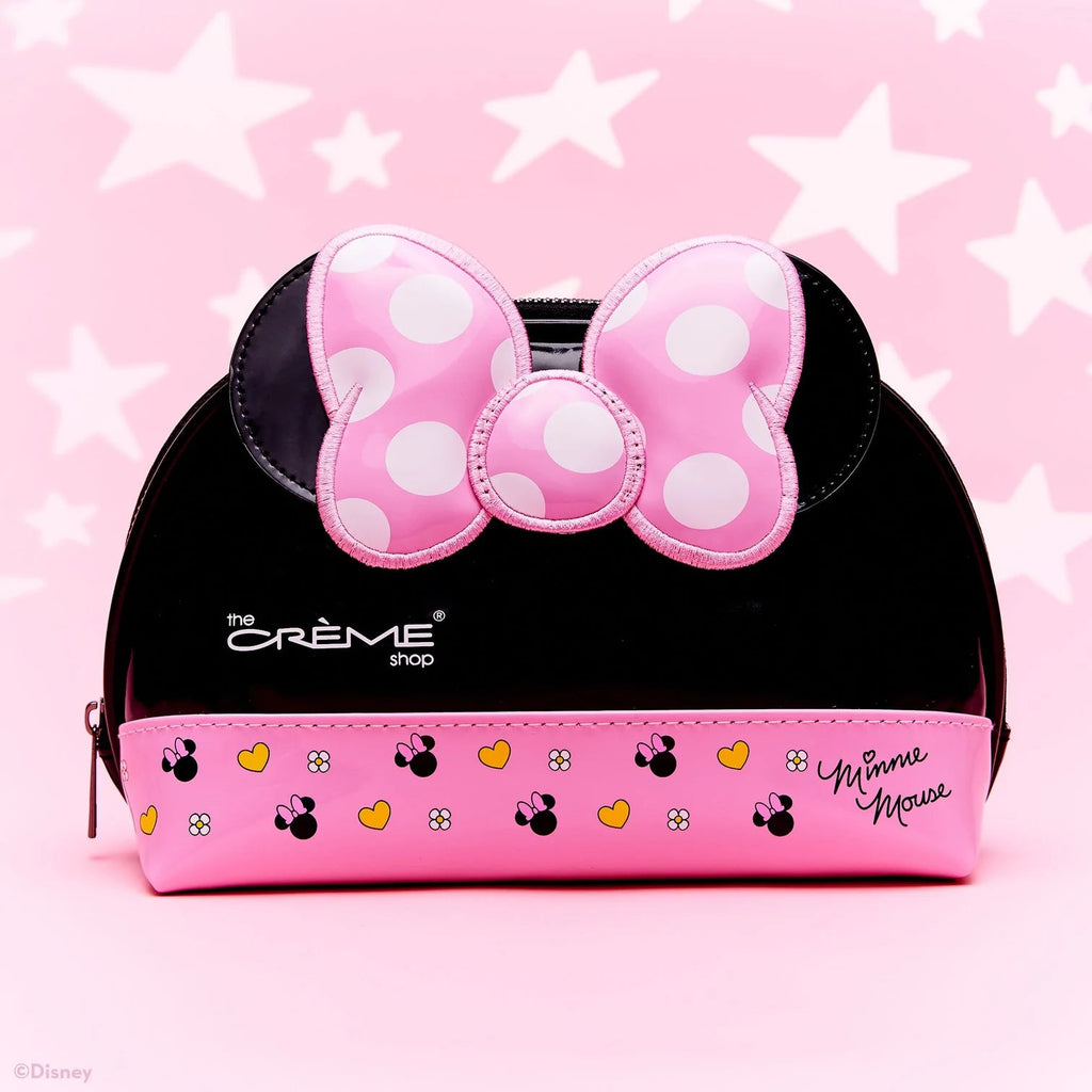 The Creme Shop Minnie Mouse Dome Travel Pouch (Pink) - BEAUTY CREATIONS